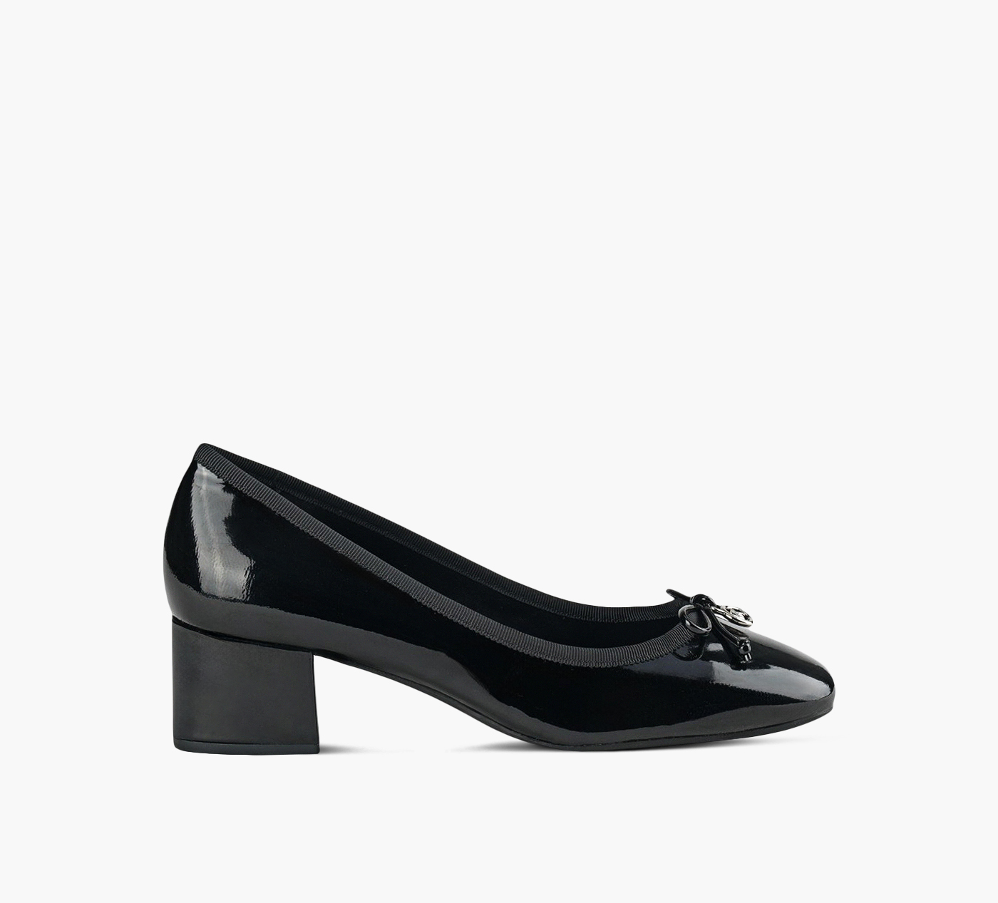 BLACK/PATENT