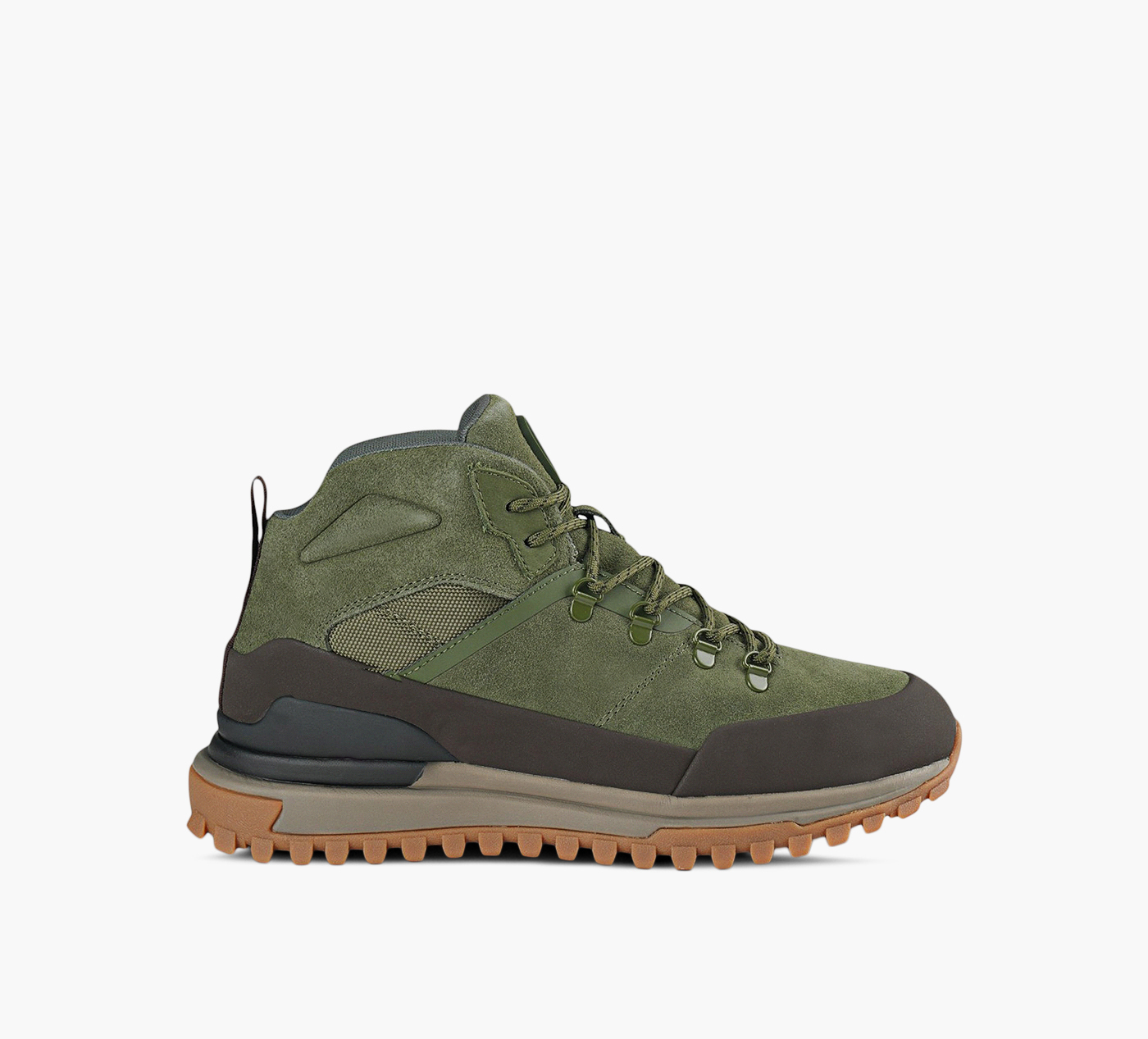 MILITARY GREEN/DARK BROWN
