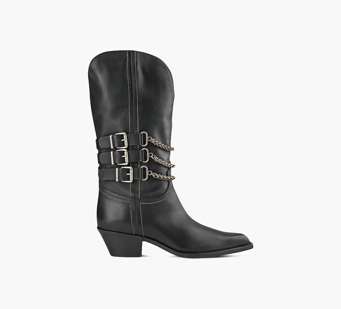 BLACK LEATHER